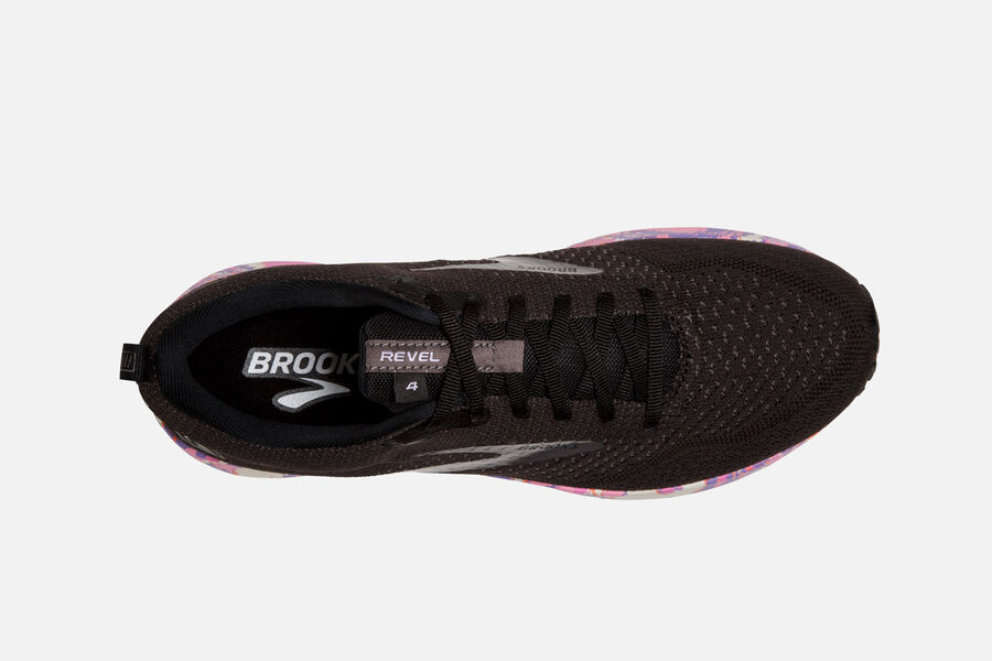 Brooks Revel 4 Road Running Shoes - Mens - Black - GB2374610